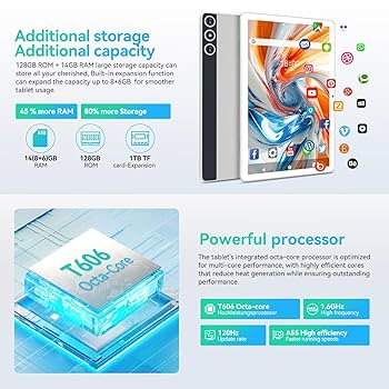 Amazon.com : Android 14 Tablet, 4G Cellular Tablets with